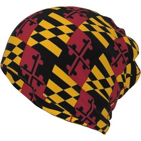 Cute Flag Multifunction Beanie Hat Unisex Stretch Skull Cap Hats Outdoor Slouchy Fashion Scarf for Men and Women