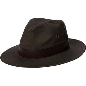 Henschel Outback Crushable, Canvas with Leather Band