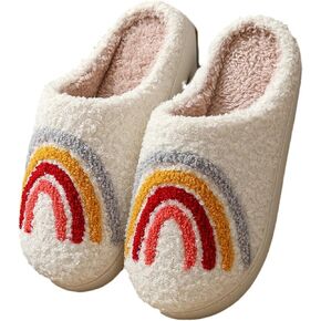 Mushroom Slippers Rainbow Slipper Heart Lover Slipper Home Slippers Indoor Slippers For Kids Women Men Girls