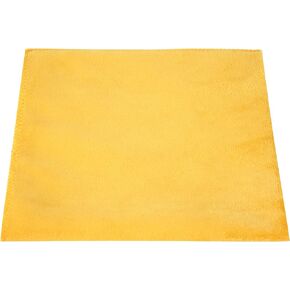 King & Priory Luxury Mustard Yellow Velvet Pocket Square