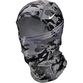 غطاء رأس Nike Pro Therma-Fit Hyperwarm، بالاكلافا (رمادي مموه) - للجنسين