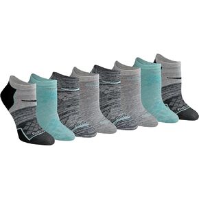 Saucony Women's Performance Super Lite No-Show Athletic Socks, 8 Pairs, M, Blue Assorted (8 Pairs), Medium in Saudi Arabia