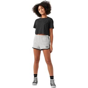 Girls' Big Curved Hem Short