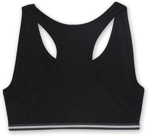 Multicolor Girls Sports Bra, Non Padded Cotton Bras-Slip On Teenage Bras-Combo Pack-Solid Printed, Pack of 4 in Saudi Arabia