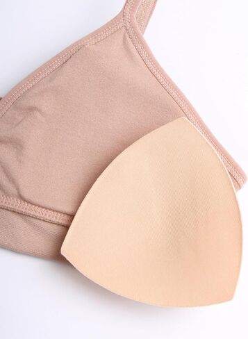 Rene Rofe Girls' Training Bra - 3 Pack Seamless Comfort Stretch Cami Bralette, Removable Pads (7-14) in Saudi Arabia