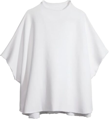 بلوزات نسائية ذات رقبة دائرية كبيرة الحجم وأكمام تشبه جناح الخفاش وسترات صوفية كاجوال in Kuwait