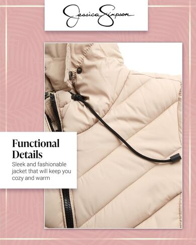 Jessica Simpson Women's Winter Coat - Long Length Packable Quilted Puffer Jacket - Heavyweight Insulated Parka Coat (S-XL) in Saudi Arabia