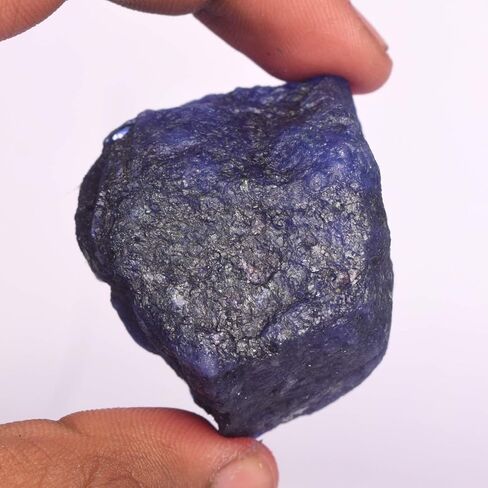 gemhub Untreated Raw Rough Sapphire 292.00 Ct. Certified Healing Crystal Natural Blue Sapphire Gemstone in Saudi Arabia