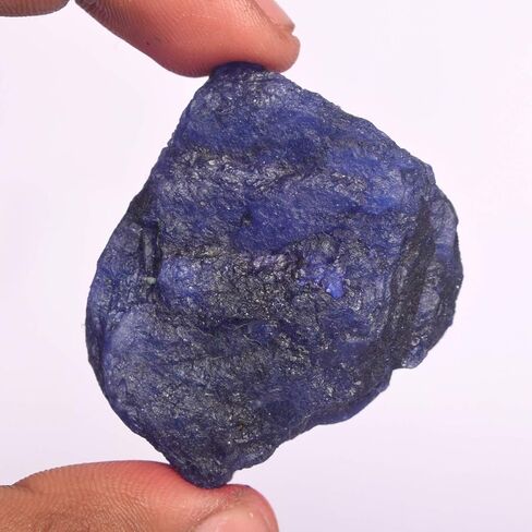 gemhub Untreated Raw Rough Sapphire 292.00 Ct. Certified Healing Crystal Natural Blue Sapphire Gemstone in Saudi Arabia