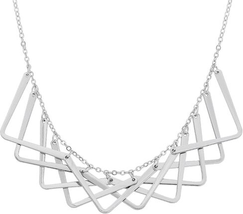 قلادة طوق بيان للنساء قلادة مريلة هندسية بسيطة لحفل الزفاف in Kuwait