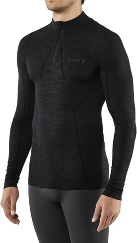 FALKE Men's Standard Wool Tech. Zip M L/S Sh in Saudi Arabia