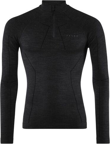 FALKE Men's Standard Wool Tech. Zip M L/S Sh in Saudi Arabia