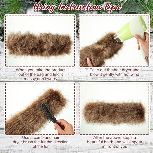 Haysandy 3 Pieces Women's Faux Fur Headband Fur Hat Fur Winter Hat Faux Fur Headband with Stretch Cossack Russian Style Winter Warm Hat for Women's Winter Earwarmer Earmuff, multicolored, 3.0 Count in Saudi Arabia