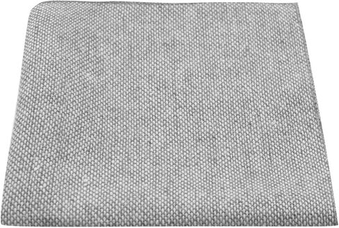 King & Priory Highland Weave Stonewashed Light Grey Pocket Square, Handkerchief in Saudi Arabia