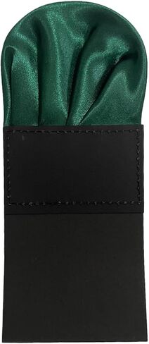 Cotim Coyin Prefolded Suit Pocket Squares, Pre-Folded Card Solid Color Handkerchief for Men Women, Polyester Suit Accessories in Saudi Arabia