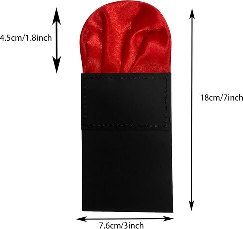 Cotim Coyin Prefolded Suit Pocket Squares, Pre-Folded Card Solid Color Handkerchief for Men Women, Polyester Suit Accessories in Saudi Arabia