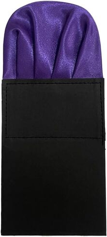 Cotim Coyin Prefolded Suit Pocket Squares, Pre-Folded Card Solid Color Handkerchief for Men Women, Polyester Suit Accessories in Saudi Arabia