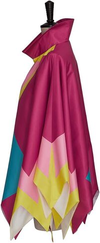 Spamton Deltarune Cosplay Costume Cape Spamton Neo Cosplay Colorful Stand Unisex Collar Cape Cloak Outfit in Saudi Arabia