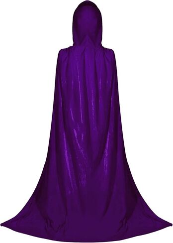 LAGESUN Hooded Cloak Long Velvet Cape with Hood for Cosplay Costumes Christmas Halloween in Saudi Arabia