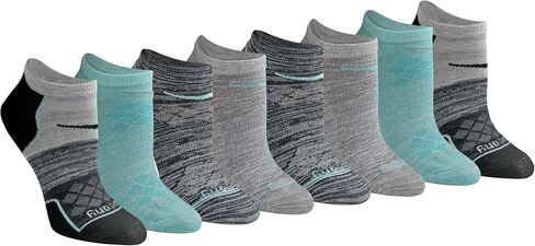 Saucony Women's Performance Super Lite No-Show Athletic Socks, 8 Pairs, M, Blue Assorted (8 Pairs), Medium in Saudi Arabia