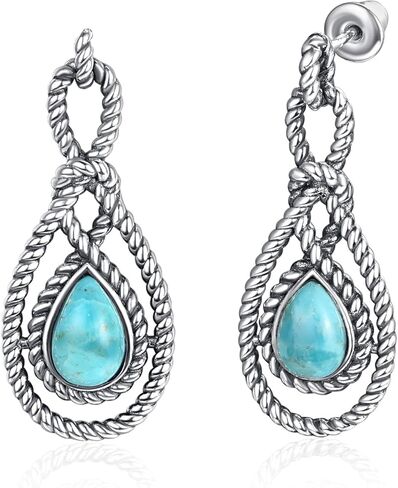 قلادة وأقراط فيروزية من تونجستوري للنساء in Kuwait