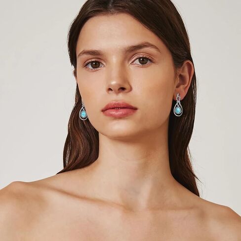 قلادة وأقراط فيروزية من تونجستوري للنساء in Kuwait