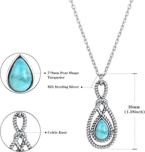 قلادة وأقراط فيروزية من تونجستوري للنساء in Kuwait