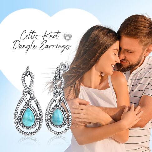 قلادة وأقراط فيروزية من تونجستوري للنساء in Kuwait