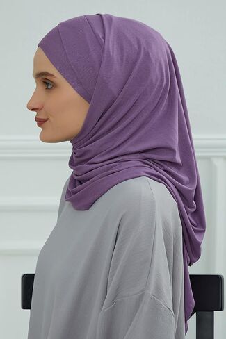 Aisha's Design Instant Hijab Scarves for Women Muslim, 95% Cotton Turban Scarf Head Wrap in Saudi Arabia