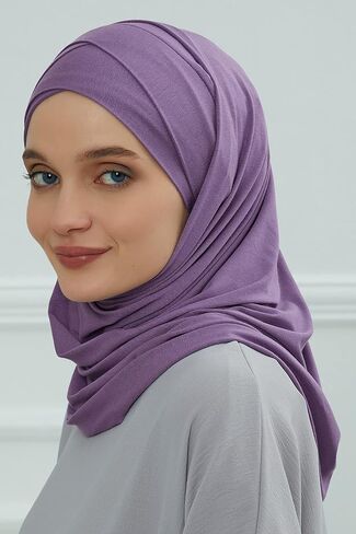 Aisha's Design Instant Hijab Scarves for Women Muslim, 95% Cotton Turban Scarf Head Wrap in Saudi Arabia