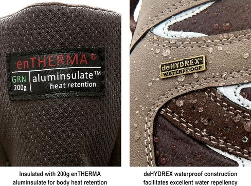 Vireo Boy's Snow Boot: 200g enTHERMA-Insulated, deHYDREX Waterproof, Memory Foam Footbed, Reflective Trim, Triple-Velcro in Saudi Arabia