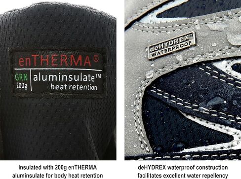 Vireo Boy's Snow Boot: 200g enTHERMA-Insulated, deHYDREX Waterproof, Memory Foam Footbed, Reflective Trim, Triple-Velcro in Saudi Arabia