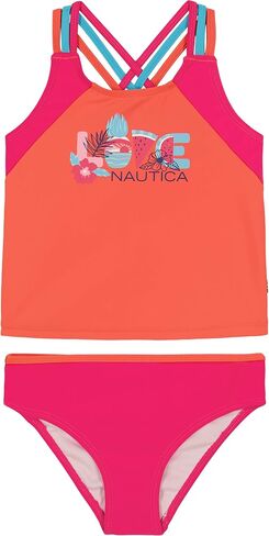 Nautica Girls' Two-Piece Bikini Swimsuit Set, UPF 50+ Sun Protection, Quick-Dry Bathing Suit in Saudi Arabia