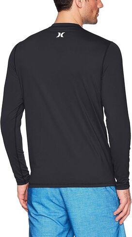 Hurley Men's Standard One & Only Long Sleeve Sun Protection Rashguard Shirt in Saudi Arabia