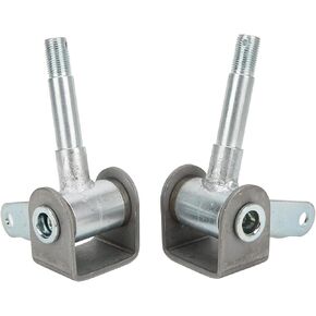 Go Kart Spindle Set, 4.5inx5/8in 2pcs Right Left Steel Alloy Spindle Bracket Set for Go Kart Accessories