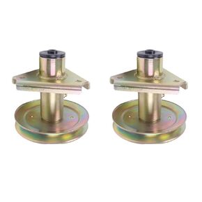 2Pcs Blade Belt Spindle Kit Assembly AM118532 AM124511 Compatible with John Deere 38" STX38 STX46 AM126225 AM121324 AM122867 AM122444 M125218 30-124511 80-12-085