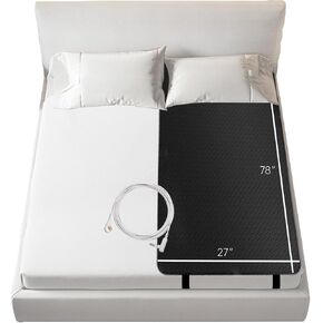 COUSLEWI Grounding Mat(54x78inch), Breathable Grounding Pad Reduce Stress Grounding Mat for Bed Earth Treatment for Better Sleep