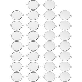 PATIKIL Pendant Trays, 316 Stainless Steel Bezel Base