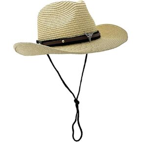 Women Straw Cowboy Hats, Sparkly Western Cowgirl Hat for Holiday, Foldable Vacation Beach Sun Hat with Wide Brim for Summer in Kuwait