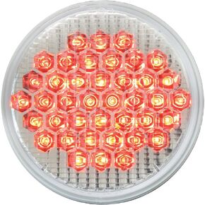 Grand General 87700 Red 4" Round 40-LED Sealed Stop/Turn/Tail Light