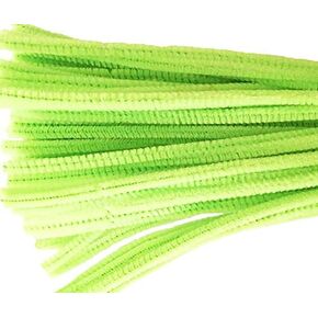 Caryko Super Fuzzy Chenille Stems Pipe Cleaners, Pack of 100 (Hot Pink) in Kuwait