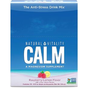 Natural Vitality Calm, Magnesium Citrate Supplement, Anti-Stress Drink Mix Powder, Unflavored - 8 Ounce (Packaging May Vary)