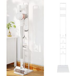Vacuum Stand for Dyson,Handheld V15 V11 V6 V7 V8 V10 DC30 DC31 DC34 DC35 DC58 DC59 DC62 Cordless Vacuum Cleaners,Stable Metal Storage Bracket Holder(Black)