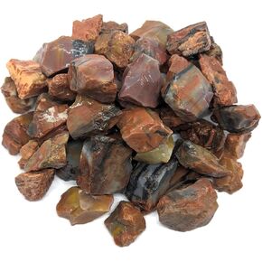 3 lbs Bulk Rough Rainbow Petrified Wood from Arizona, USA. 1 to 2 Inch Mixed Sizes. Natural Stones Perfect for Rock Tumbling, Lapidary, Wire Wrapping, Fountain Stones, Vase Stones Or Decoration.
