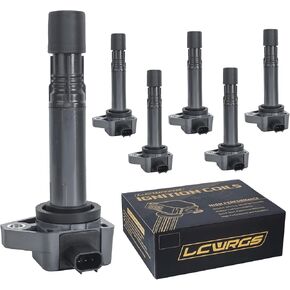 Set of 6 Ignition Coil Packs for 3.5L 2008 2009 2010 2012 2013 2014 2015 2016 Honda Accord Odyssey Pilot Ridgeline Acura RDX RL TL MDX ZDX 3.5 3.7 Replaces UF624