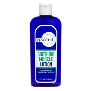 EPSOM-IT Soothing Lotion for Muscles Natural, Concentrated Magnesium Sulfate Cream Fortified with Arnica, for Muscle Stiffness from Running, Exercise and Walking (2 Pack)