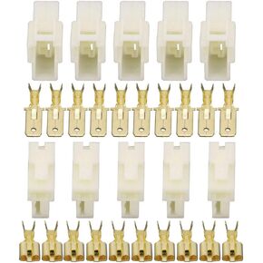 5 Sets 2 Pin Electrical Wire Connector Plug Male and female Automotive Connector DJ7022-6.3-11/21