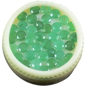 Wholesale 5 Carats of Natural Emerald Round 4mm 17Pcs, 100% GemMartUSA Loose Gemstone