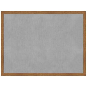 Amanti Art Framed Magnetic Board (25 x 19) Carlisle Blonde Narrow Magnet Board, Medium Magnetic Bulletin Board for Office Decor, Mudroom, Kitchen or Organization Drop Zone from WI, USA
