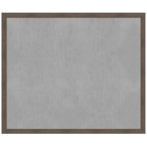 Amanti Art Framed Magnetic Board (51 x 43) Hardwood Mocha Narrow Magnet Board, Oversize Magnetic Bulletin Board for Office Decor, Mudroom, Kitchen or Organization Drop Zone from WI, USA